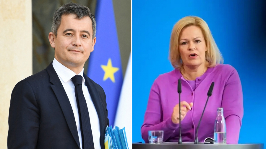Les ministres de l'Intérieur français et allemand à Tunis