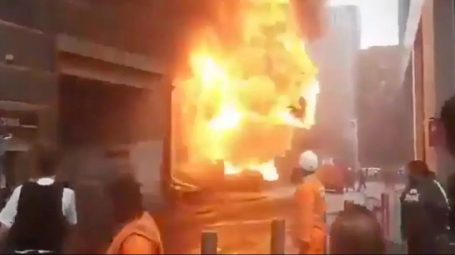 Londres:Incendie à l'aéroport de Luton et suspension de tous les vols 