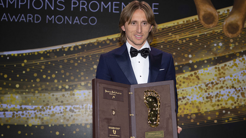 Luka Modric remporte le Golden Foot 2019 Luka Modric remporte le Golden Foot 2019