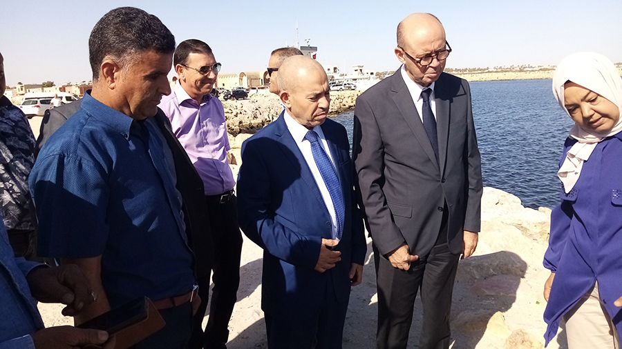 Le ministre de l’Agriculture inspecte d’importants projets à Gabès Mahmoud Elyes Hamza
