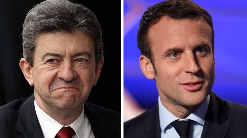 mélenchon-macron