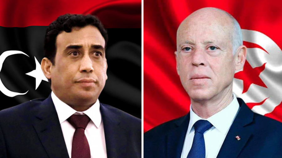 Visite officielle du président du conseil présidentiel libyen à Tunis Mohamed El Menfi