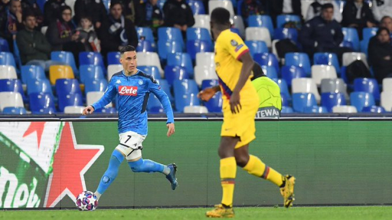 C1: Barcelone évite la défaite à Naples Napoli
