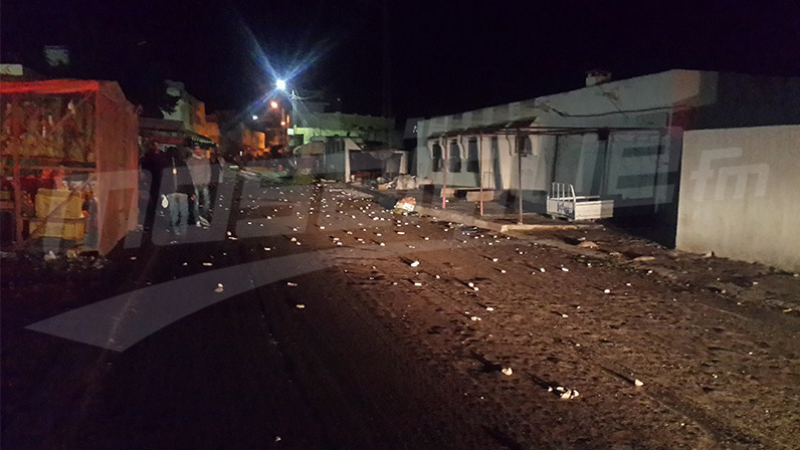 Béja : le poste de police de Nefza incendié nefza-affrontements