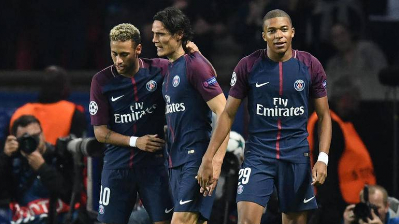 Neymar, Cavani, Mbappé