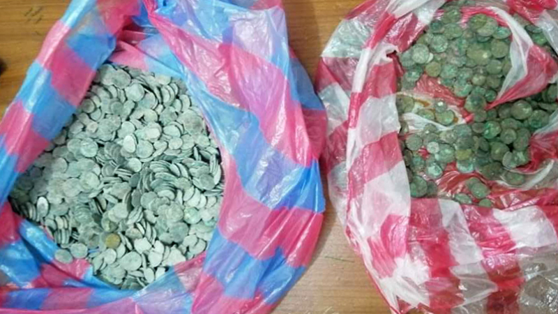 pièces-monnaie-romaines