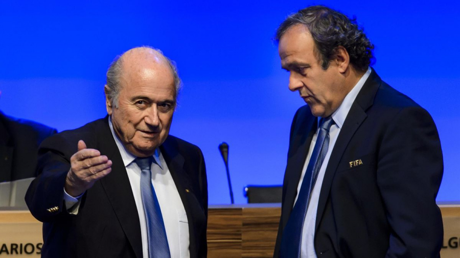 Platini et Blatter