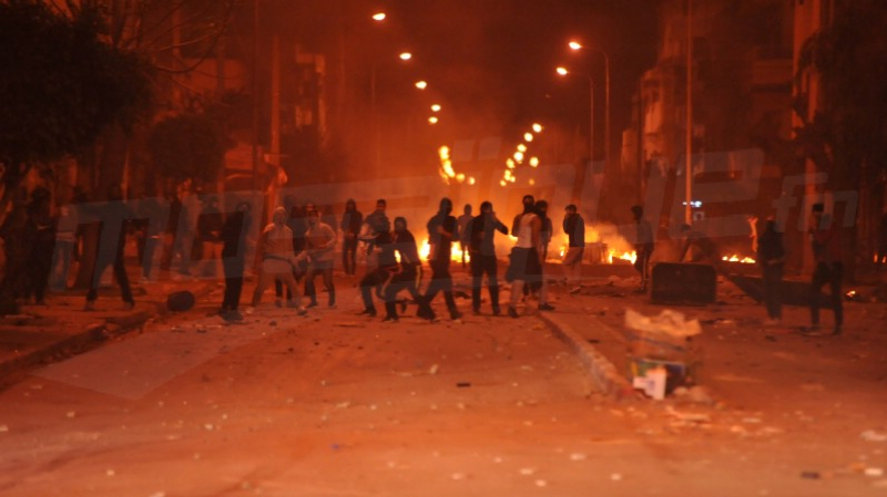Ben Arous : la route entre Hammam Lif et Borj Cédria bloquée protestations