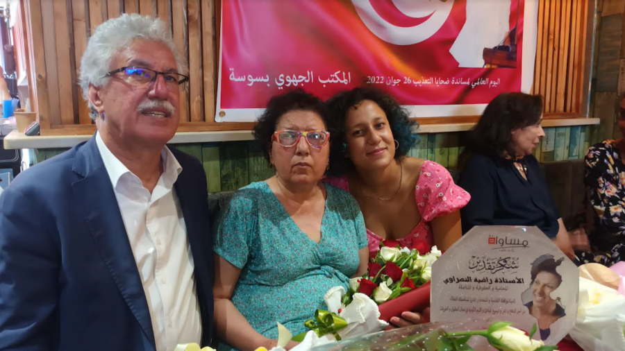 Sousse: Radhia Nasraoui à l’honneur Radhia Nasraoui