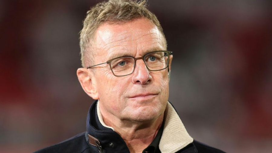 Ralf Rangnick entraîneur par intérim de Manchester United Ralf Rangnick