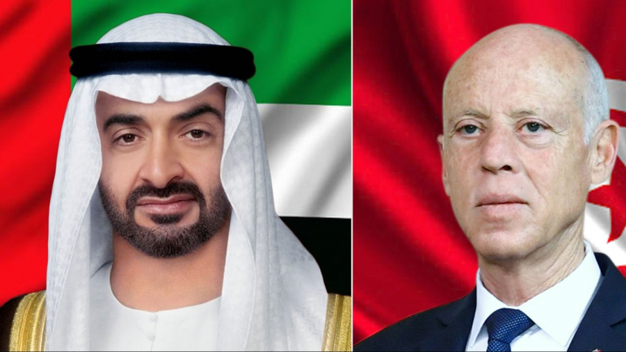 Saied s'entretient avec Cheikh Mohammed ben Zayed Al Nahyane Saied s'entretient avec Cheikh Mohammed ben Zayed Al Nahyane