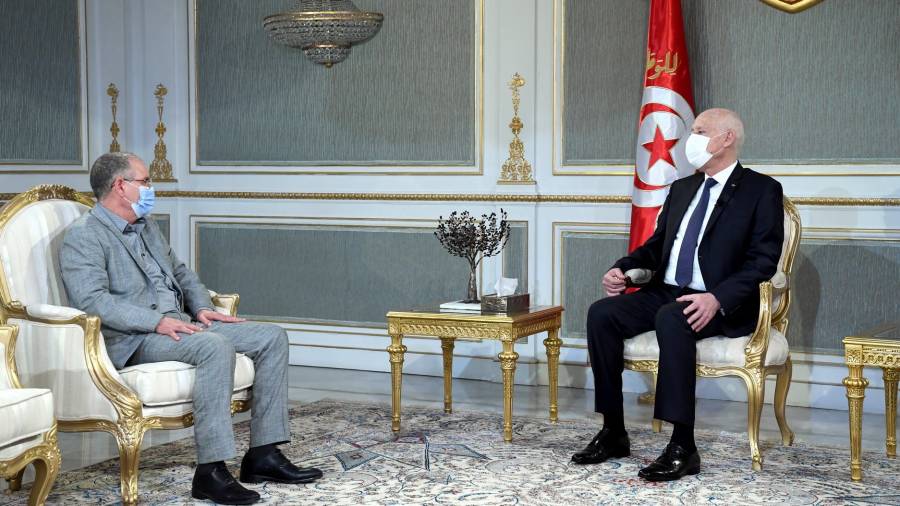 Entretien Kais Saïed - Noureddine Taboubi saied-taboubi