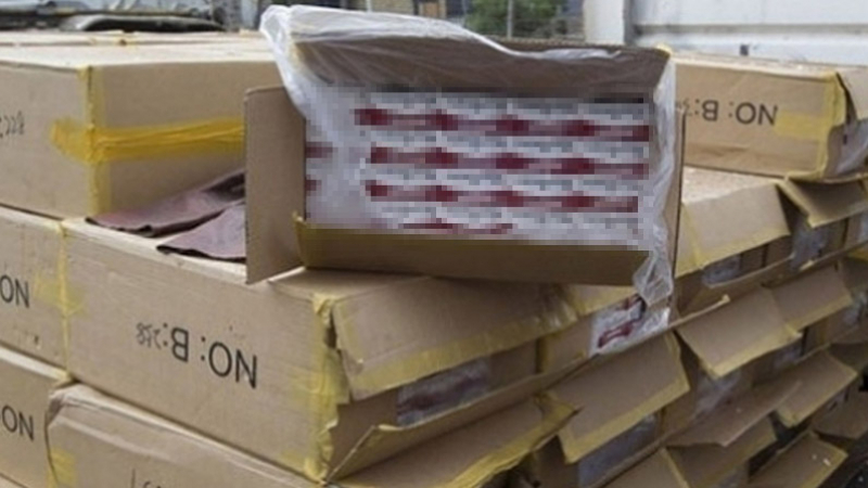 Saisie de 50 mille paquets de cigarettes et de tabac aromatisé