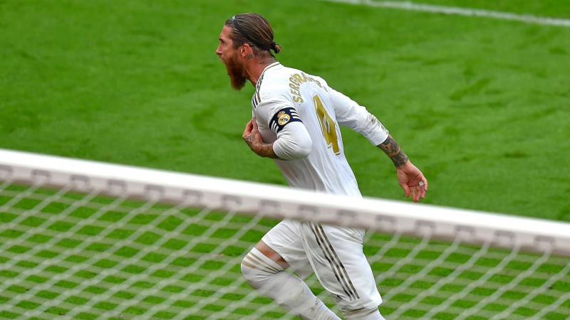 Liga : Le Real prend provisoirement le large sergio-ramos