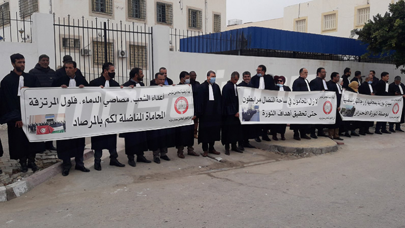 Sidi Bouzid : Des avocats protestent 
