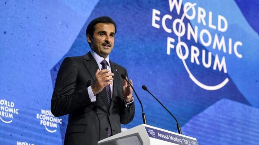 Davos: L'émir du Qatar dénonce une ''discrimination'' anti-Arabes Tamim ben Hamad al-Thani