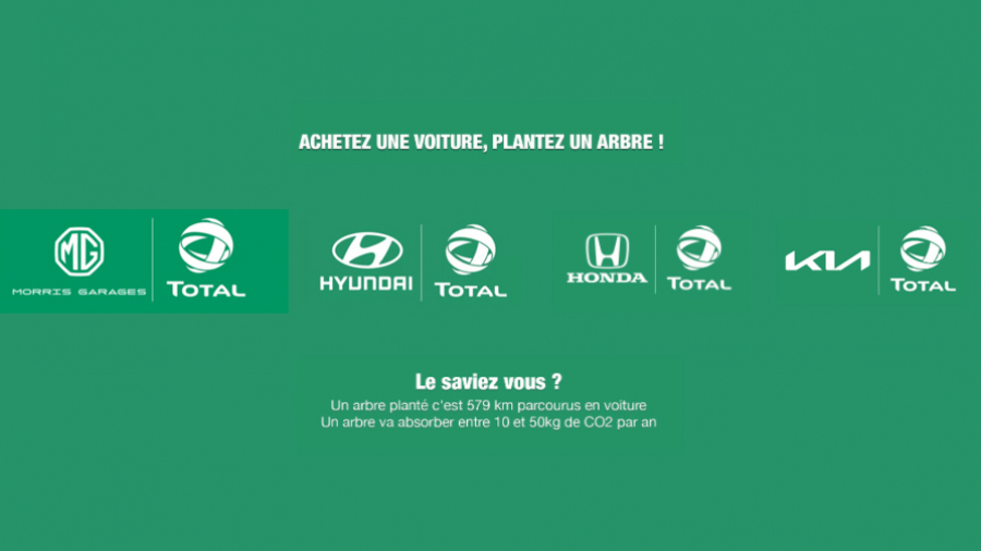  Total lance la campagne ''achetez une voiture, plantez un arbre''