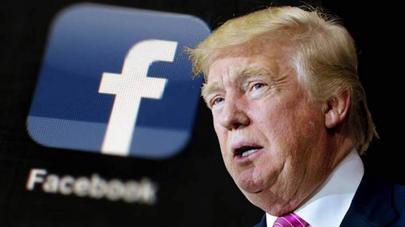 L’administration Trump porte plainte contre Facebook trump-facebook