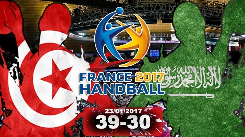 Mondial Handball 2017 : la Tunisie termine 19e tunisie-arabie-saoudite