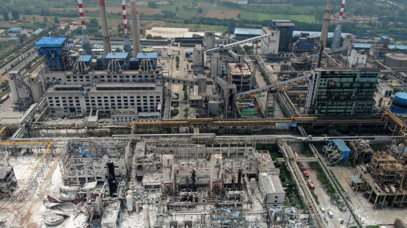 Énorme explosion en Chine : 12 morts au moins usine