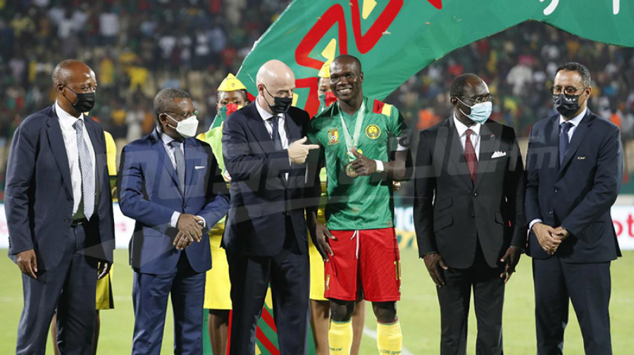 Vincent Aboubaker, meilleur buteur de la CAN 2022 Vincent Aboubaker