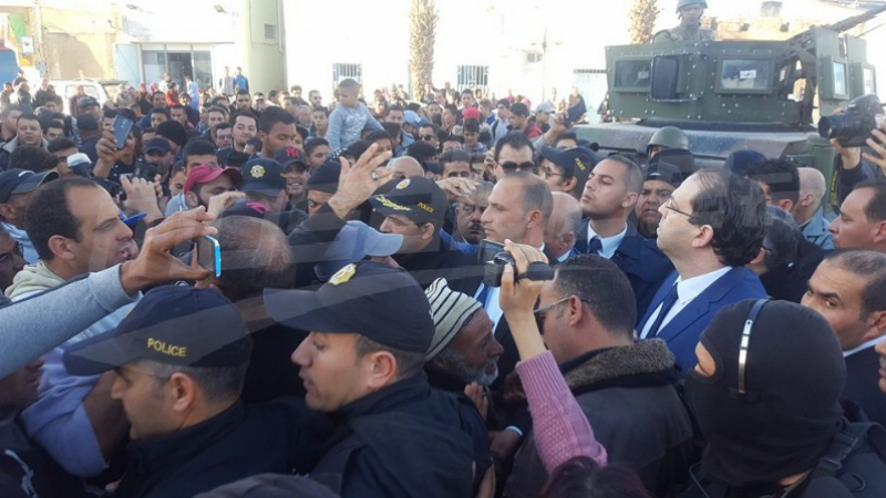 'Dégage' à l'encontre du délégué d'El Batan Visite de Chahed
