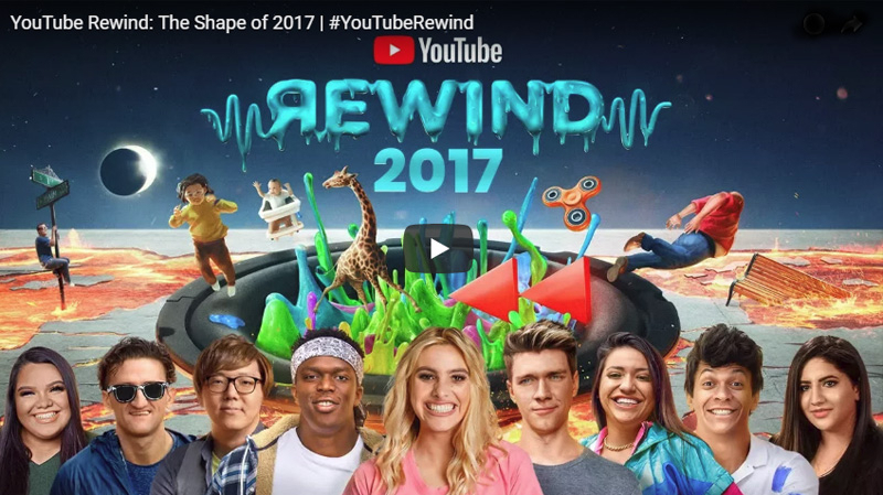 Youtube lance son rewind 2017 youtube-rewind