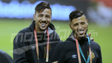 لاعبو الترجي يتعرّفون على أرضية ملعب جاسم بن حمد