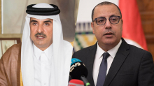 أمير قطر يستقبل هشام مشيشي