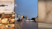 أمطار غزيرة في السعودية وعاصفة غبارية تجتاح عدة مناطق