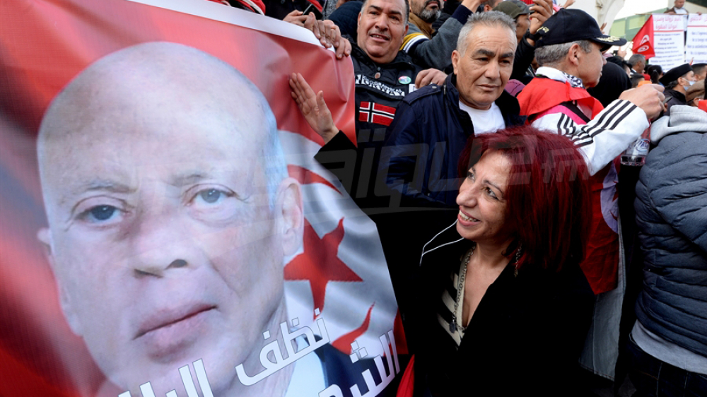 Harak 25 juillet: Manifestation de soutien à Saïed