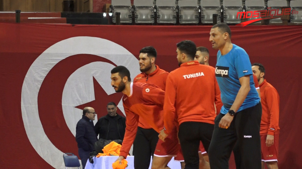 Handball: Dernière séance d'entraînement de l'équipe de Tunisie avant le Mondial