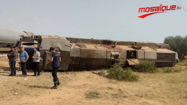 Deux morts dans le déraillement d’un train à Msaken